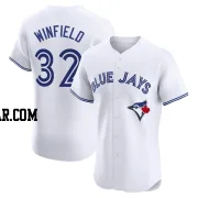 Dave Winfield Men's Toronto Blue Jays White Elite Home Jersey