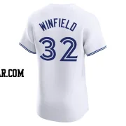 Dave Winfield Men's Toronto Blue Jays White Elite Home Jersey