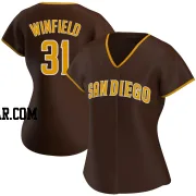 Dave Winfield Women's San Diego Padres Brown Authentic Road Jersey