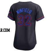 Dave Winfield Women's Toronto Blue Jays Black Limited 2024 City Connect Jersey