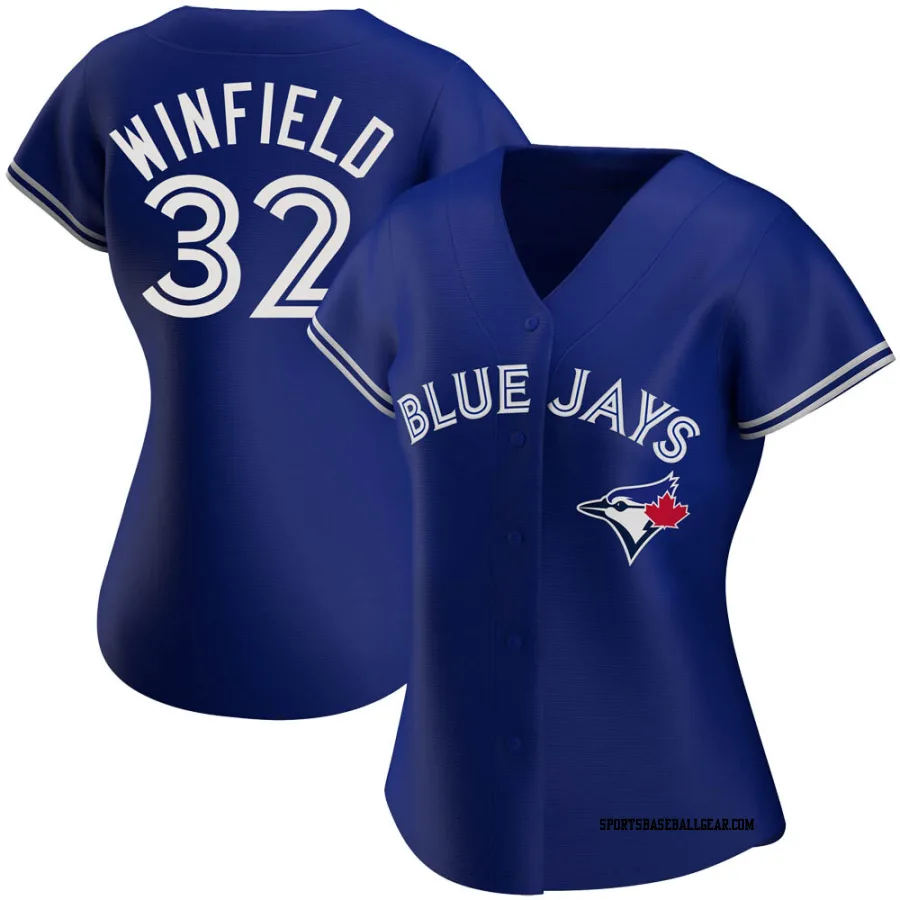 Dave Winfield Women's Toronto Blue Jays Royal Authentic Alternate Jersey