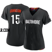 Davey Johnson Women's Baltimore Orioles Black Authentic 2023 City Connect Jersey