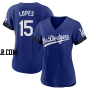 Davey Lopes Women's Los Angeles Dodgers Royal Replica 2021 City Connect Jersey