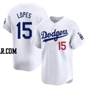 Davey Lopes Youth Los Angeles Dodgers White Limited Home Jersey