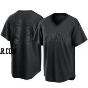 David Avitia Men's Chicago Cubs Black Replica Pitch Fashion Jersey