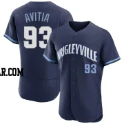 David Avitia Men's Chicago Cubs Navy Authentic 2021 City Connect Jersey