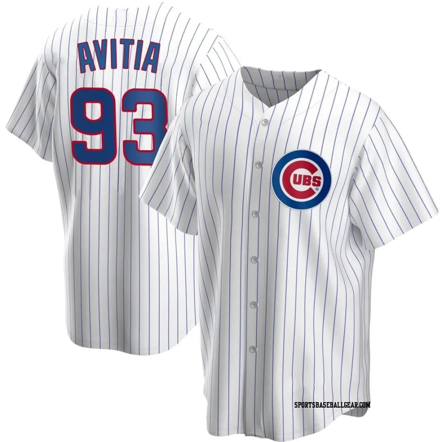 David Avitia Men's Chicago Cubs White Replica Home Jersey