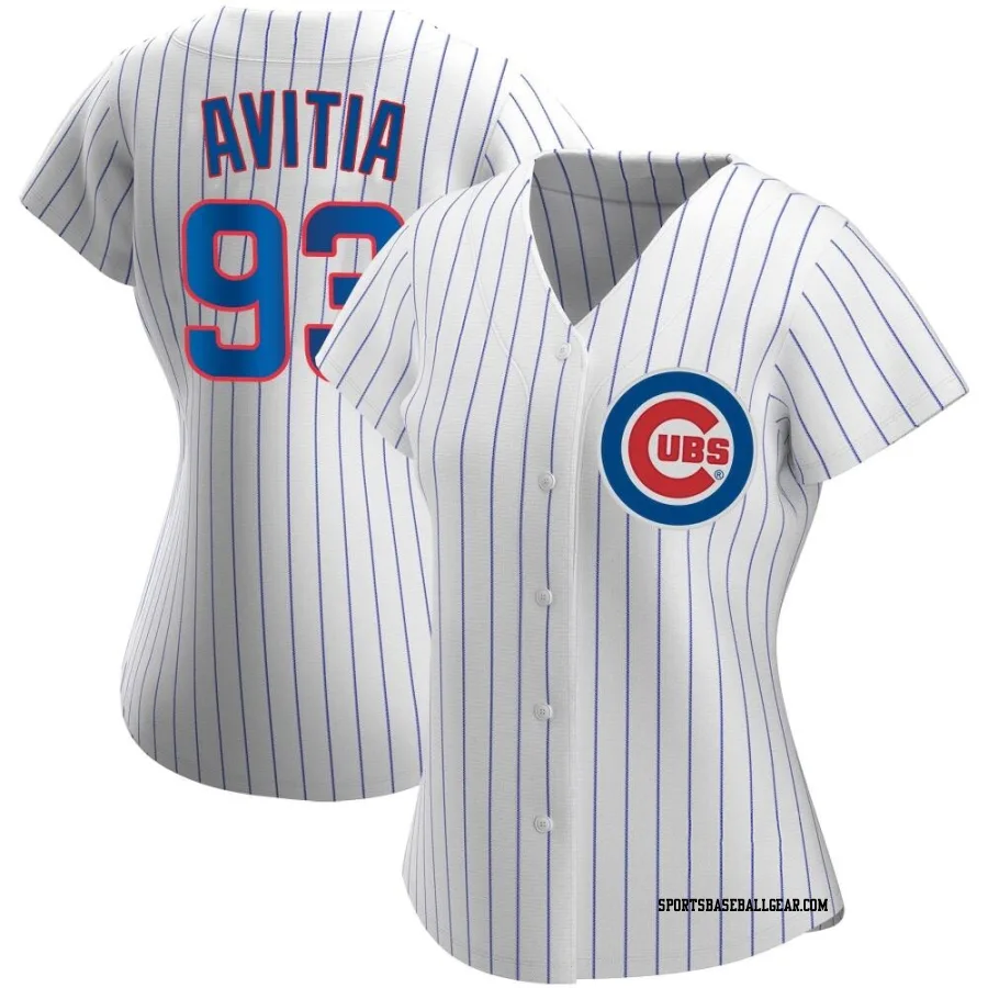 David Avitia Women's Chicago Cubs White Replica Home Jersey