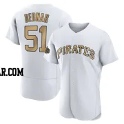 David Bednar Men's Pittsburgh Pirates White Game Authentic 2022 All-Star Jersey