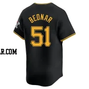 David Bednar Youth Pittsburgh Pirates Black Limited Alternate Jersey