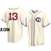 David Bote Men's Chicago Cubs Cream Replica 2022 Field Of Dreams Jersey