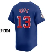 David Bote Men's Chicago Cubs Royal Limited Alternate Jersey