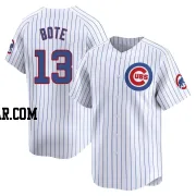 David Bote Men's Chicago Cubs White Limited Home Jersey