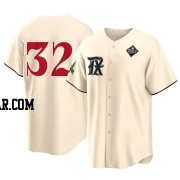 David Clyde Men's Texas Rangers Cream Replica 2023 City Connect 2023 World Series Jersey