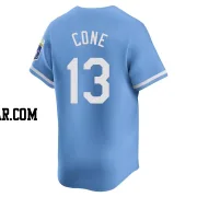 David Cone Men's Kansas City Royals Light Blue Limited Alternate Jersey