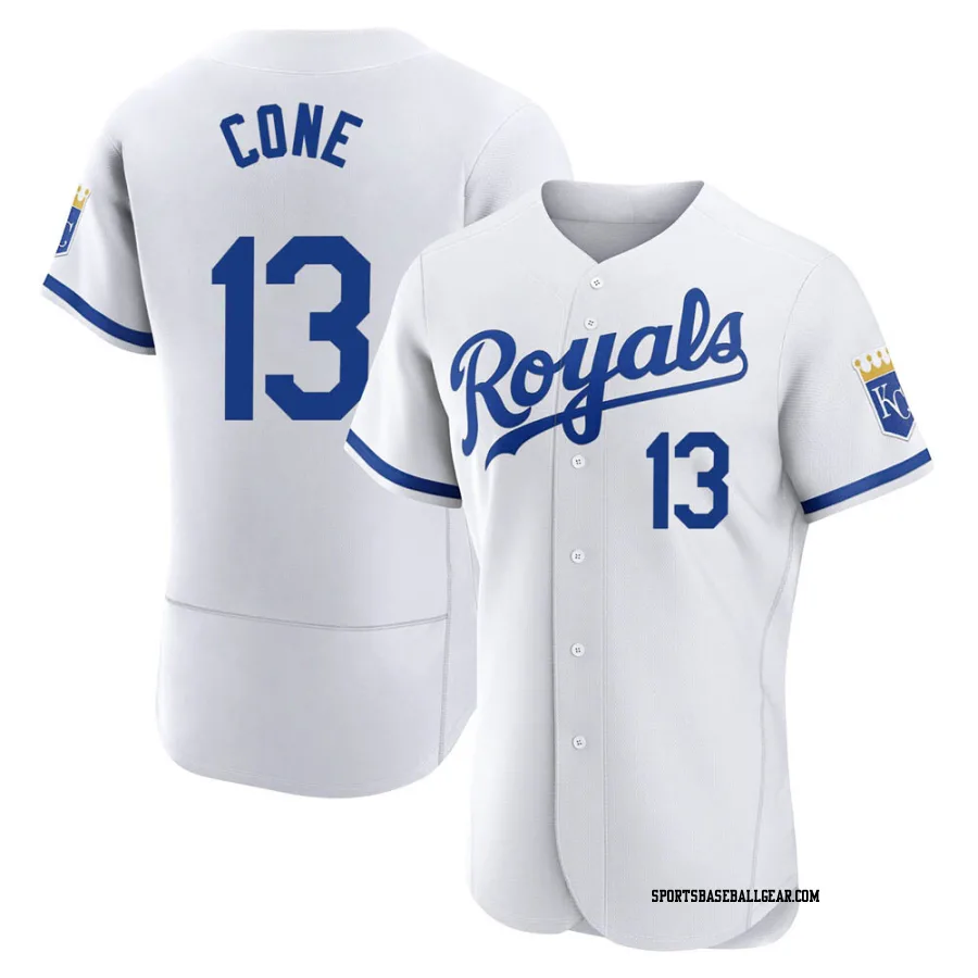 David Cone Men's Kansas City Royals White Authentic 2022 Home Jersey