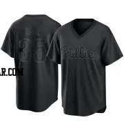 David Dahl Men's Philadelphia Phillies Black Replica Pitch Fashion Jersey