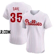 David Dahl Men's Philadelphia Phillies White Elite Home Jersey