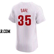 David Dahl Men's Philadelphia Phillies White Elite Home Jersey