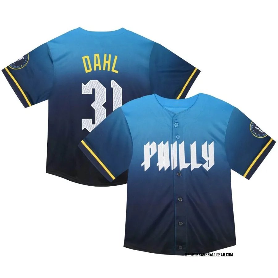 David Dahl Toddler Philadelphia Phillies Blue Limited 2024 City Connect Jersey