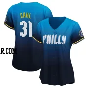 David Dahl Women's Philadelphia Phillies Blue Limited 2024 City Connect Jersey