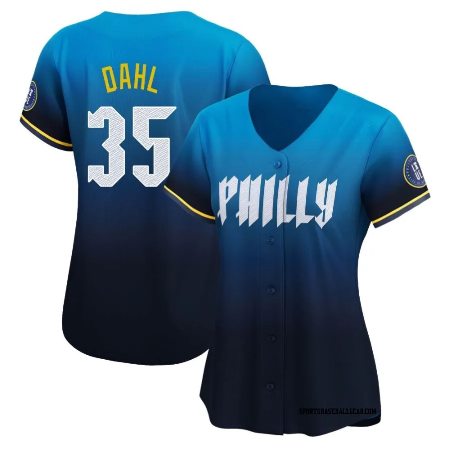 David Dahl Women's Philadelphia Phillies Blue Limited 2024 City Connect Jersey