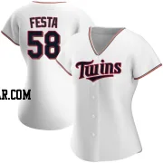 David Festa Women's Minnesota Twins White Authentic Home Jersey