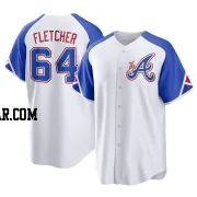 David Fletcher Men's Atlanta Braves White Replica 2023 City Connect Jersey