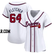 David Fletcher Women's Atlanta Braves White Limited Home Jersey