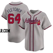 David Fletcher Youth Atlanta Braves Gray Limited Away Jersey