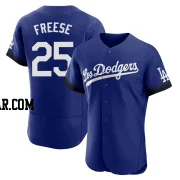 David Freese Men's Los Angeles Dodgers Royal Authentic 2021 City Connect Jersey