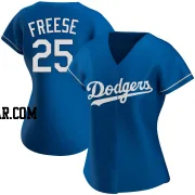 David Freese Women's Los Angeles Dodgers Royal Replica Alternate Jersey