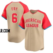 David Fry Men's Cleveland Guardians Cream Limited American League 2024 All-Star Game Jersey