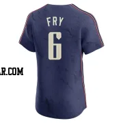 David Fry Men's Cleveland Guardians Navy Elite 2024 City Connect Jersey