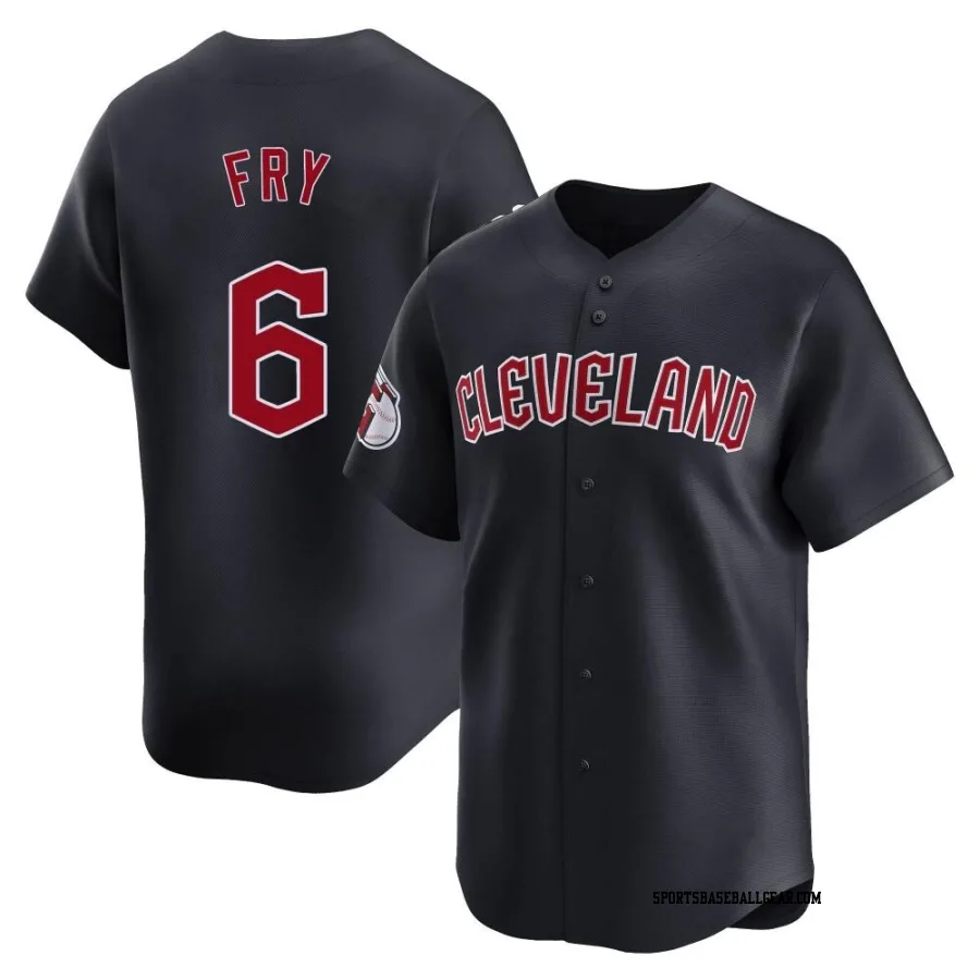 David Fry Men's Cleveland Guardians Navy Limited Alternate Jersey