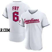 David Fry Men's Cleveland Guardians White Authentic Home Jersey