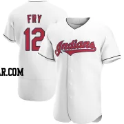 David Fry Men's Cleveland Guardians White Authentic Home Jersey