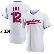 David Fry Men's Cleveland Guardians White Authentic Home Jersey