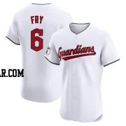 David Fry Men's Cleveland Guardians White Elite Home Jersey