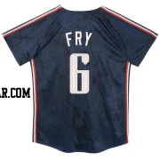 David Fry Toddler Cleveland Guardians Navy Limited Preschool & 2024 City Connect Jersey