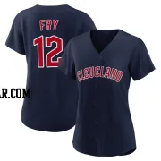 David Fry Women's Cleveland Guardians Navy Replica Alternate Jersey