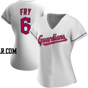 David Fry Women's Cleveland Guardians White Authentic Home Jersey