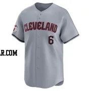 David Fry Youth Cleveland Guardians Gray Limited Road Jersey