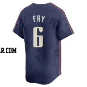 David Fry Youth Cleveland Guardians Navy Limited 2024 City Connect Jersey