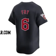 David Fry Youth Cleveland Guardians Navy Limited Alternate Jersey