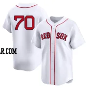 David Hamilton Men's Boston Red Sox White Limited 2nd Home Jersey