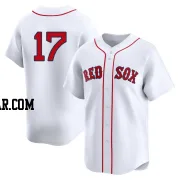 David Hamilton Men's Boston Red Sox White Limited 2nd Home Jersey