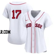 David Hamilton Women's Boston Red Sox White Limited 2nd Home Jersey