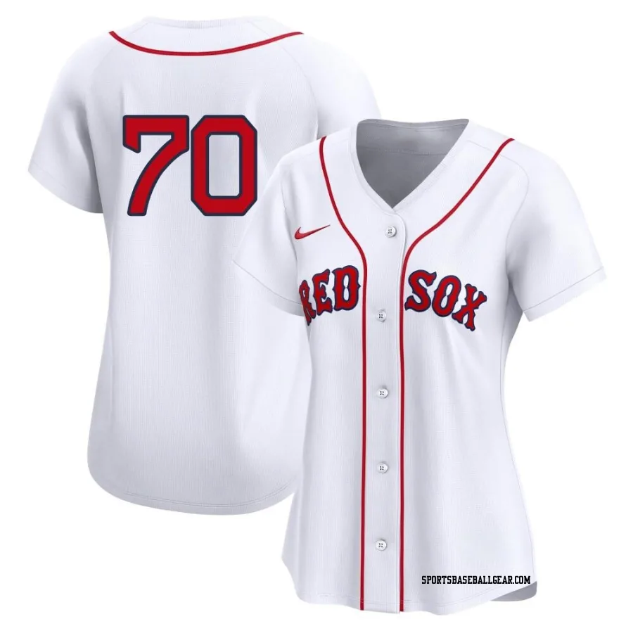 David Hamilton Women's Boston Red Sox White Limited 2nd Home Jersey