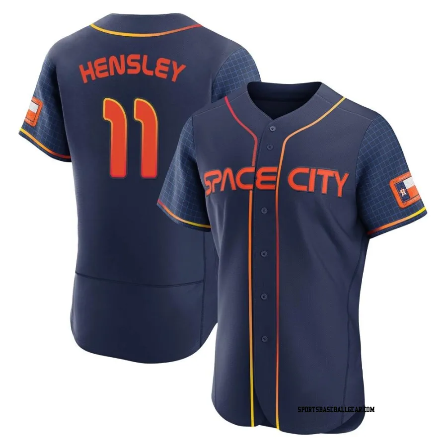 David Hensley Men's Houston Astros Navy Authentic 2022 City Connect Jersey